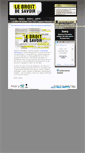 Mobile Screenshot of ledroitdesavoir.ca